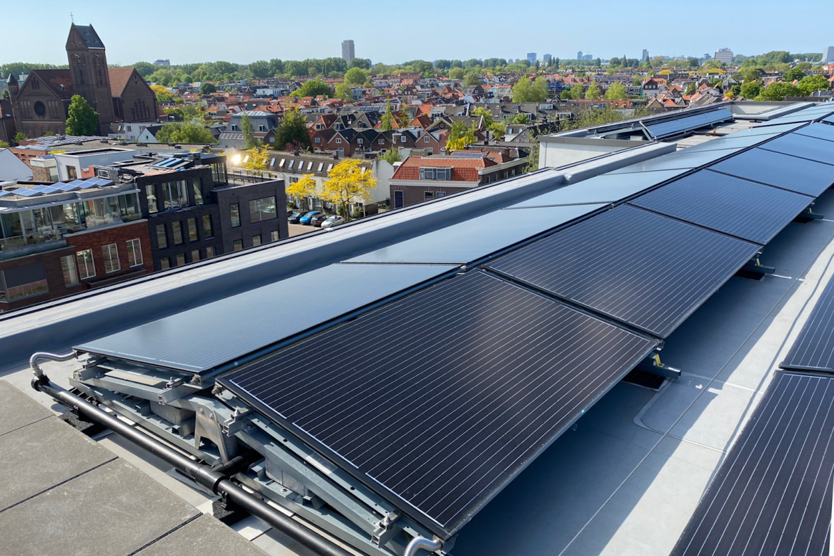 Triple Solar paneel Leeuwenhoek Delft